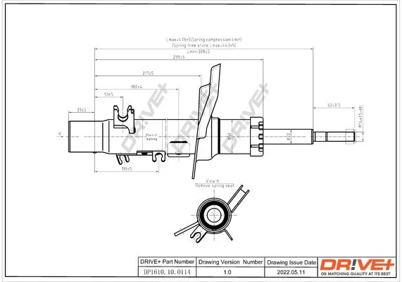 Amortizatorius Dr!ve+ DP1610.10.0114