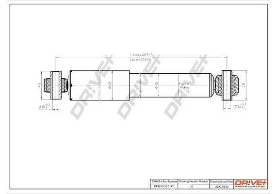 Amortizatorius Dr!ve+ DP1610.10.0143