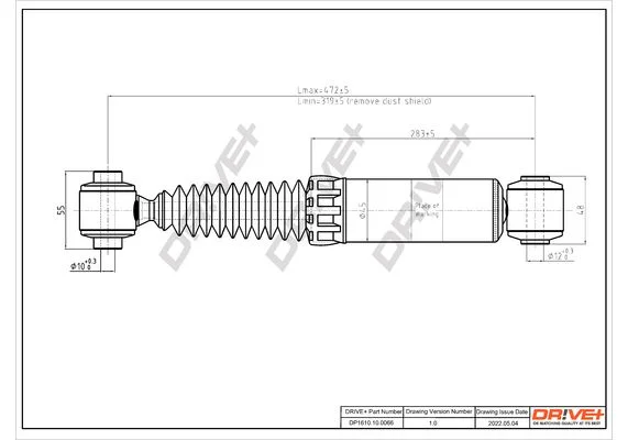 Amortizatorius Dr!ve+ DP1610.10.0144