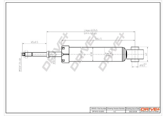 Amortizatorius Dr!ve+ DP1610.10.0202