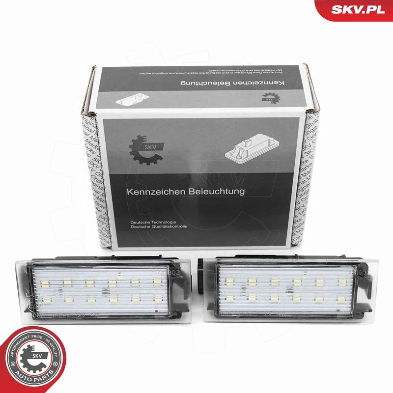 Licence Plate Light ESEN SKV 72SKV501