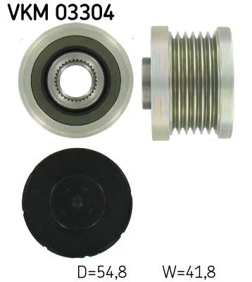 Spojka voľnobežky alternátora SKF VKM 03304