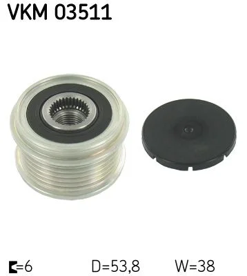 Alternator Freewheel Clutch SKF VKM 03511