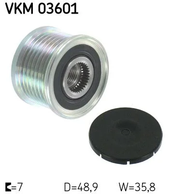 Alternator Freewheel Clutch SKF VKM03601