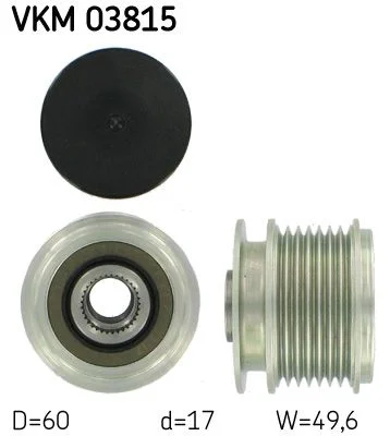 Alternator Freewheel Clutch SKF VKM 03815