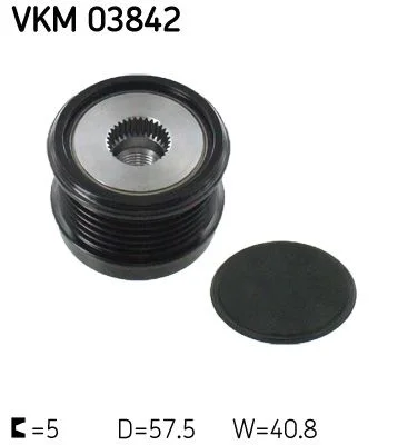 Spojka voľnobežky alternátora SKF VKM03842