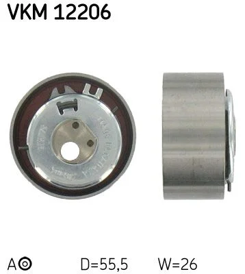 Tensioner Pulley, timing belt SKF VKM 12206