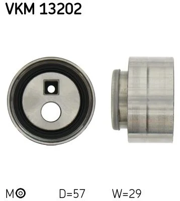 Tensioner Pulley, timing belt SKF VKM13202