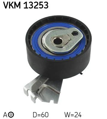 Tensioner Pulley, timing belt SKF VKM13253