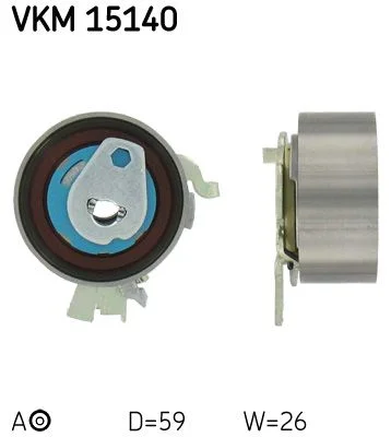 Tensioner Pulley, timing belt SKF VKM 15140