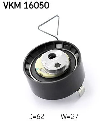 Tensioner Pulley, timing belt SKF VKM 16050