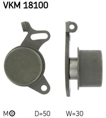Tensioner Pulley, timing belt SKF VKM 18100