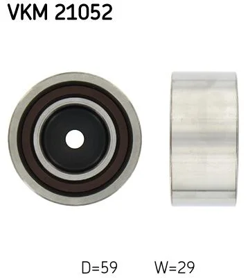 Deflection Pulley/Guide Pulley, timing belt SKF VKM 21052