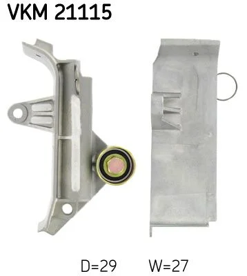 Vratná/vodiaca kladka, rozvodový remeň SKF VKM 21115