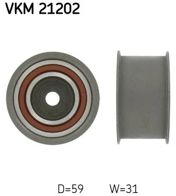 Deflection Pulley/Guide Pulley, timing belt SKF VKM 21202