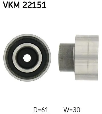 Vratná/vodiaca kladka, rozvodový remeň SKF VKM 22151