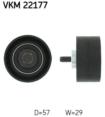 Vratná/vodiaca kladka, rozvodový remeň SKF VKM 22177