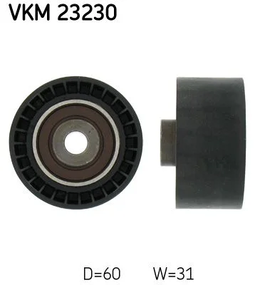 Deflection Pulley/Guide Pulley, timing belt SKF VKM23230