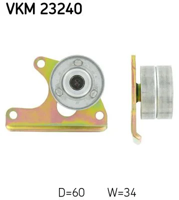 Deflection Pulley/Guide Pulley, timing belt SKF VKM 23240