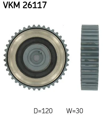 Vratná/vodiaca kladka, rozvodový remeň SKF VKM 26117