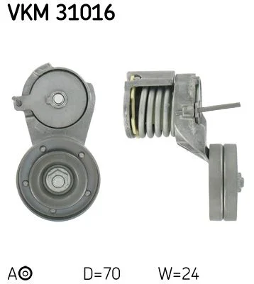 Belt Tensioner, V-ribbed belt SKF VKM 31016