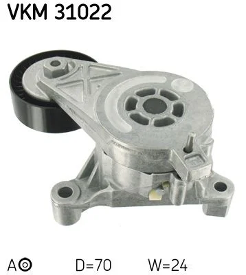 Napínač remeňa, klinový rebrovaný remeň SKF VKM 31022