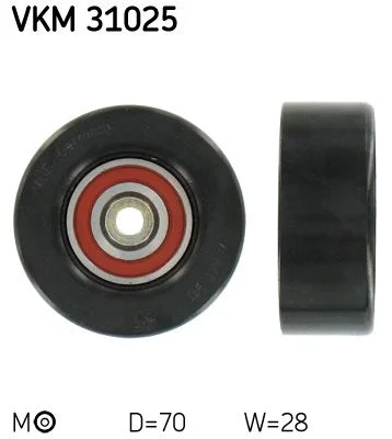 Tensioner Pulley, V-ribbed belt SKF VKM31025
