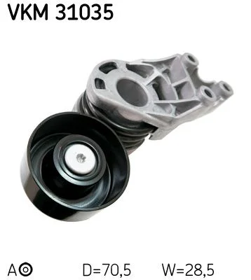 Napínač remeňa, klinový rebrovaný remeň SKF VKM 31035