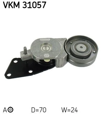 Napínač remeňa, klinový rebrovaný remeň SKF VKM 31057