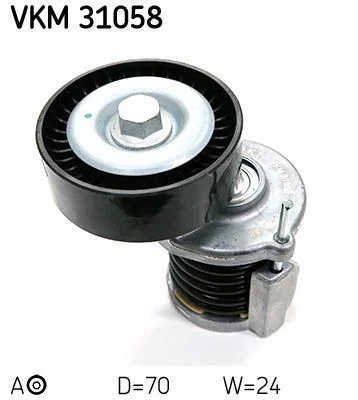 Belt Tensioner, V-ribbed belt SKF VKM 31058