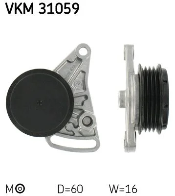 Napínač remeňa, klinový rebrovaný remeň SKF VKM 31059