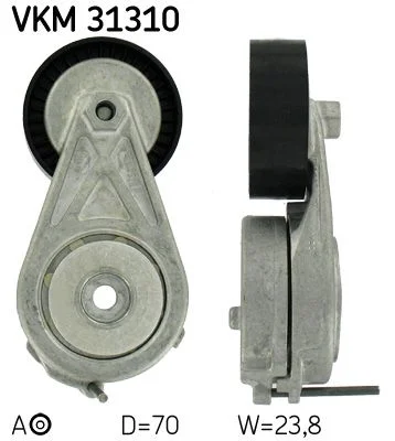 Napínač remeňa, klinový rebrovaný remeň SKF VKM 31310