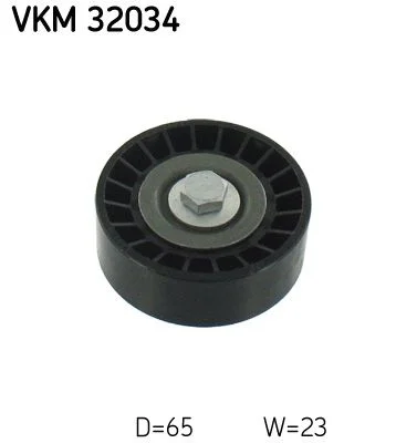 Vratná/vodiaca kladka, rebrovaný klinový remeň SKF VKM 32034