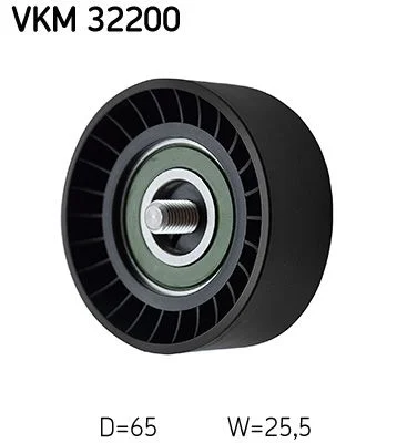 Deflection/Guide Pulley, V-ribbed belt SKF VKM 32200