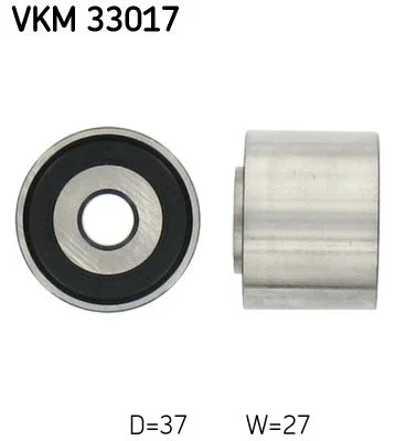 Deflection/Guide Pulley, V-ribbed belt SKF VKM 33017