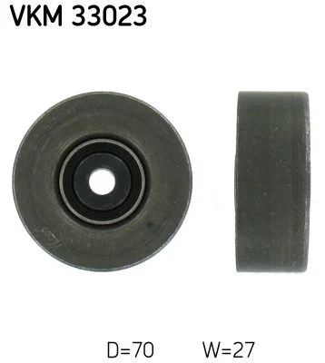 Vratná/vodiaca kladka, rebrovaný klinový remeň SKF VKM 33023