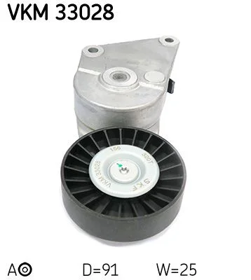 Napínacia kladka, rebrovaný klinový remeň SKF VKM33028