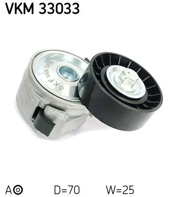 Napínač remeňa, klinový rebrovaný remeň SKF VKM 33033