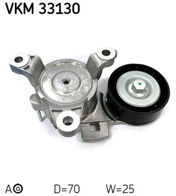 Napínač remeňa, klinový rebrovaný remeň SKF VKM 33130