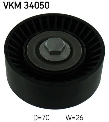 Deflection/Guide Pulley, V-ribbed belt SKF VKM 34050