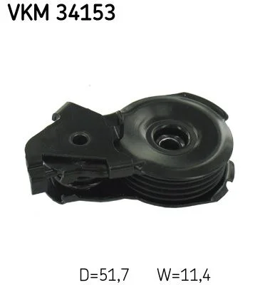 Tensioner Pulley, V-ribbed belt SKF VKM34153