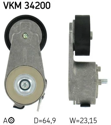 Napínač remeňa, klinový rebrovaný remeň SKF VKM 34200