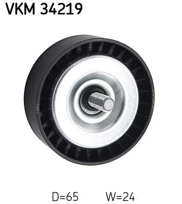 Deflection/Guide Pulley, V-ribbed belt SKF VKM 34219