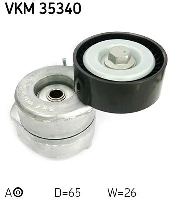 Napínacia kladka, rebrovaný klinový remeň SKF VKM35340