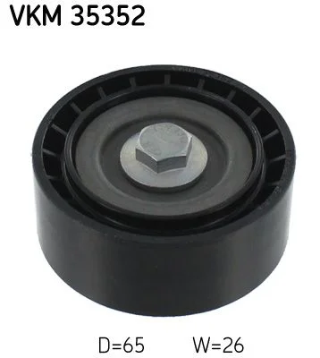 Vratná/vodiaca kladka, rebrovaný klinový remeň SKF VKM 35352