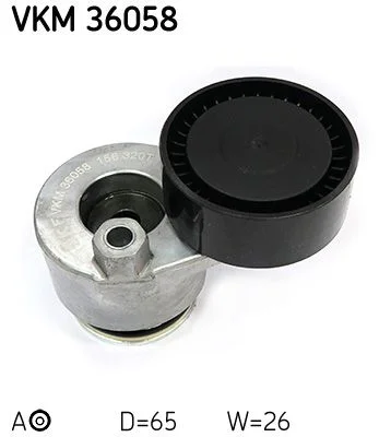 Napínacia kladka, rebrovaný klinový remeň SKF VKM36058