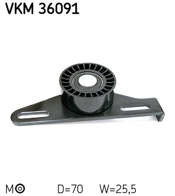 Belt Tensioner, V-ribbed belt SKF VKM 36091