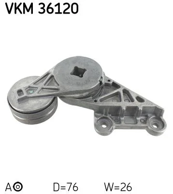 Napínač remeňa, klinový rebrovaný remeň SKF VKM 36120