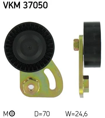 Tensioner Pulley, V-ribbed belt SKF VKM37050