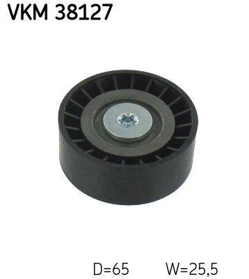 Vratná/vodiaca kladka, rebrovaný klinový remeň SKF VKM 38127